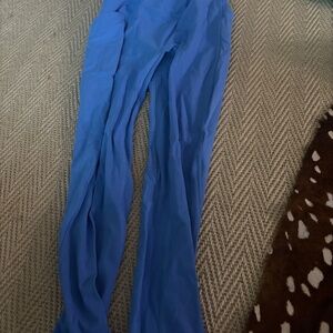 blue lululemon align leggings